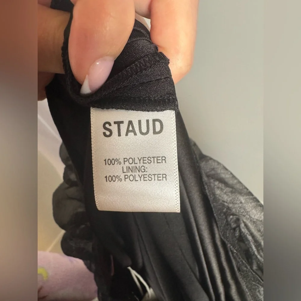 ❌SOLD❌Staud Dragon Ruffle Tulle Skirt in Black/Size 10 - Picture 8 of 10